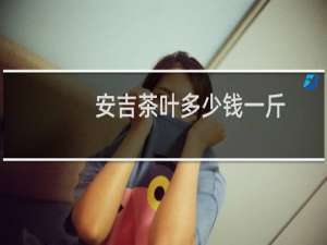 安吉茶叶多少钱一斤