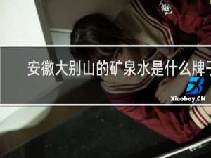 安徽大别山的矿泉水是什么牌子