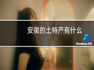 安徽的土特产有什么