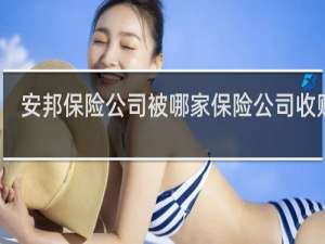 安邦保险公司被哪家保险公司收购了