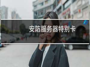 安防服务器特别卡