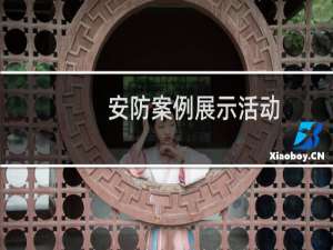 安防案例展示活动