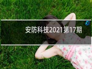 安防科技2021第17期