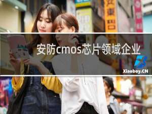 安防cmos芯片领域企业