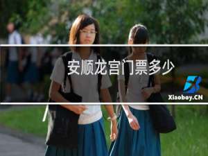 安顺龙宫门票多少
