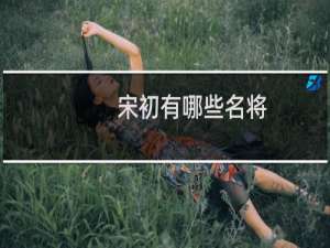 宋初有哪些名将
