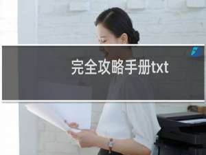 完全攻略手册txt