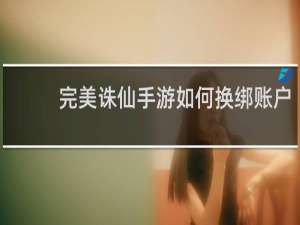 完美诛仙手游如何换绑账户
