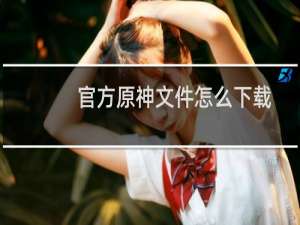 官方原神文件怎么下载