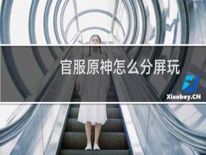 官服原神怎么分屏玩