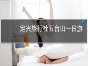 定兴旅行社五台山一日游