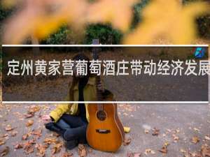 定州黄家营葡萄酒庄带动经济发展了吗