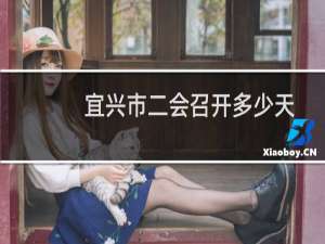 宜兴市二会召开多少天