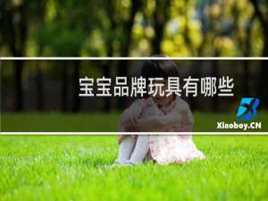 宝宝品牌玩具有哪些