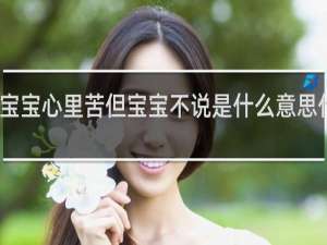 宝宝心里苦但宝宝不说是什么意思什么梗