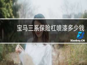 宝马三系保险杠喷漆多少钱