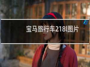 宝马旅行车218l图片