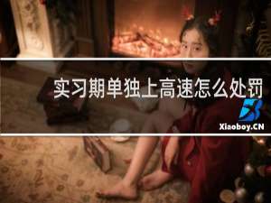 实习期单独上高速怎么处罚