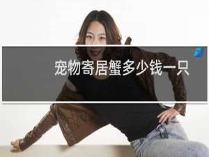 宠物寄居蟹多少钱一只