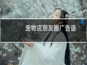 宠物店朋友圈广告语