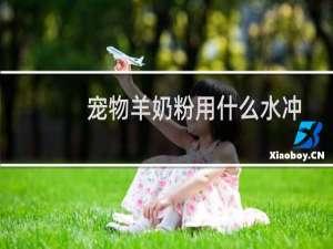 宠物羊奶粉用什么水冲