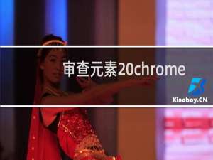 审查元素 chrome