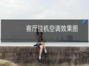 客厅挂机空调效果图