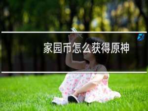 家园币怎么获得原神