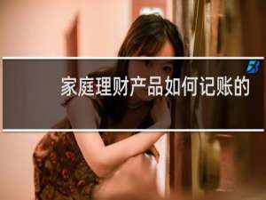 家庭理财产品如何记账的