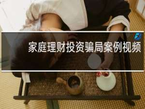 家庭理财投资骗局案例视频