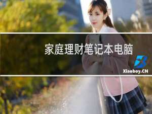 家庭理财笔记本电脑