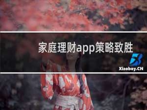 家庭理财app策略致胜