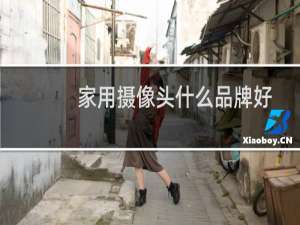 家用摄像头什么品牌好