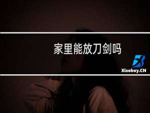 家里能放刀剑吗