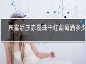 宾富酒庄赤霞珠干红葡萄酒多少钱