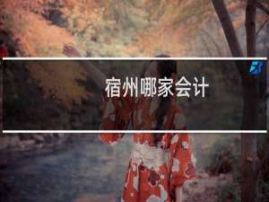 宿州哪家会计