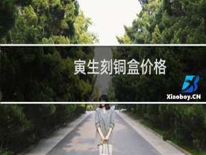 寅生刻铜盒价格