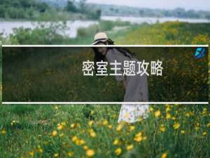 密室主题攻略