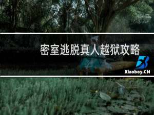密室逃脱真人越狱攻略