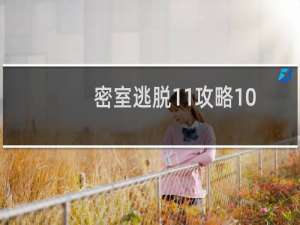 密室逃脱11攻略10