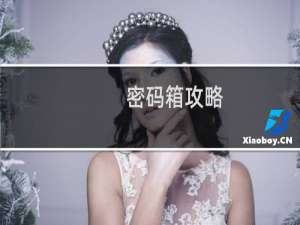 密码箱攻略