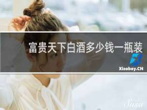富贵天下白酒多少钱一瓶装