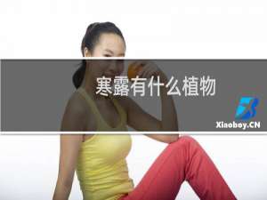 寒露有什么植物