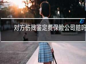 对方伤残鉴定费保险公司赔吗