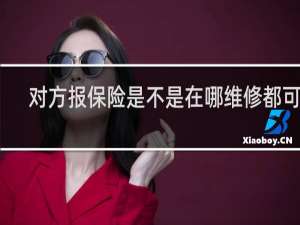 对方报保险是不是在哪维修都可以