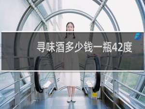 寻味酒多少钱一瓶42度
