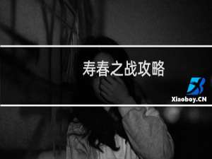 寿春之战攻略