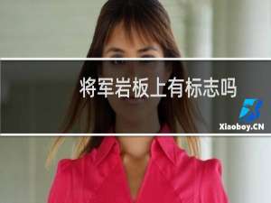 将军岩板上有标志吗