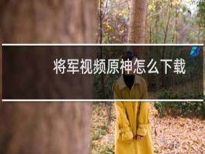 将军视频原神怎么下载
