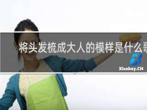 将头发梳成大人的模样是什么歌